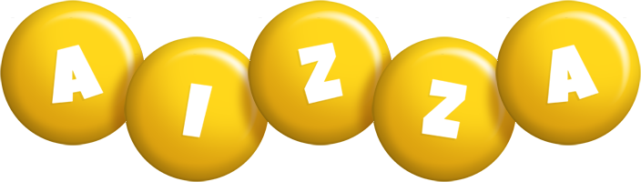 Aizza candy-yellow logo