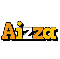 Aizza cartoon logo