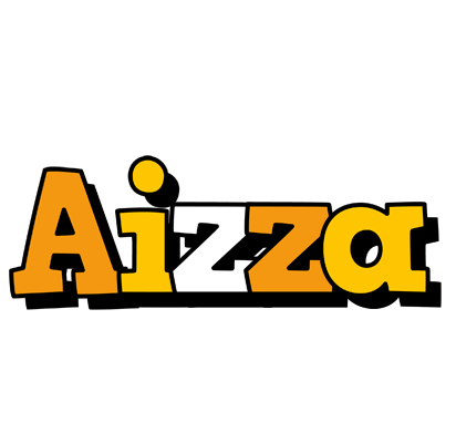 Aizza cartoon logo