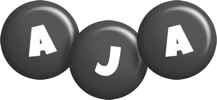 Aja candy-black logo