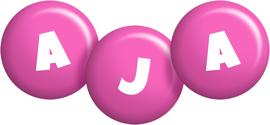 Aja candy-pink logo