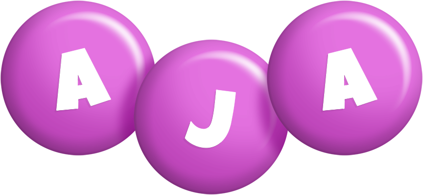 Aja candy-purple logo