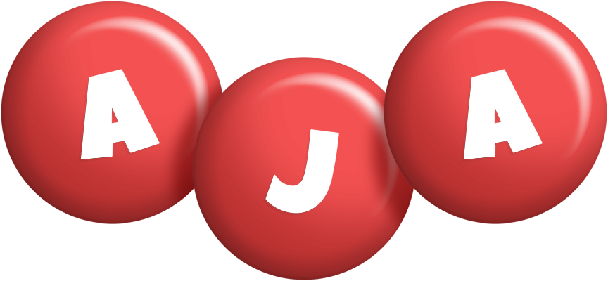 Aja candy-red logo
