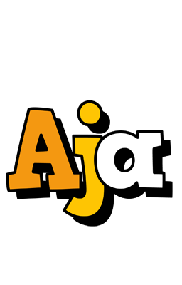 Aja cartoon logo