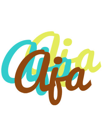 Aja cupcake logo