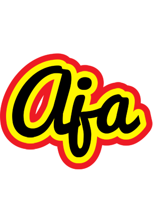 Aja flaming logo