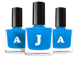 Aja glossy logo