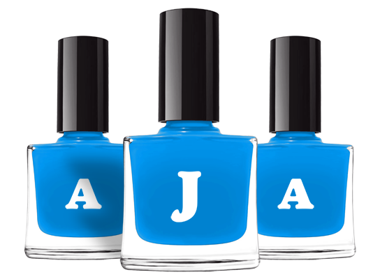 Aja glossy logo