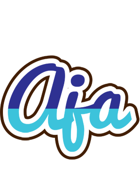 Aja raining logo