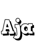 Aja snowing logo