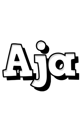 Aja snowing logo