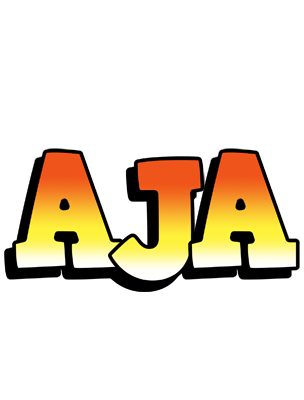 Aja sunset logo
