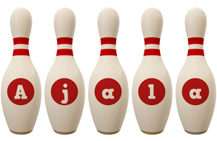 Ajala bowling-pin logo