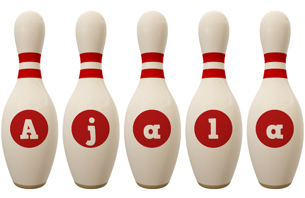 Ajala bowling-pin logo