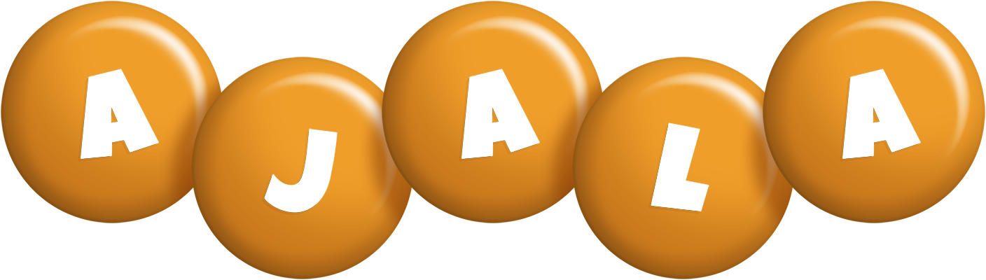 Ajala candy-orange logo