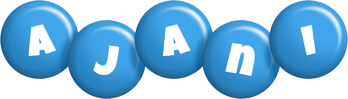 Ajani candy-blue logo