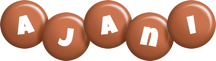 Ajani candy-brown logo