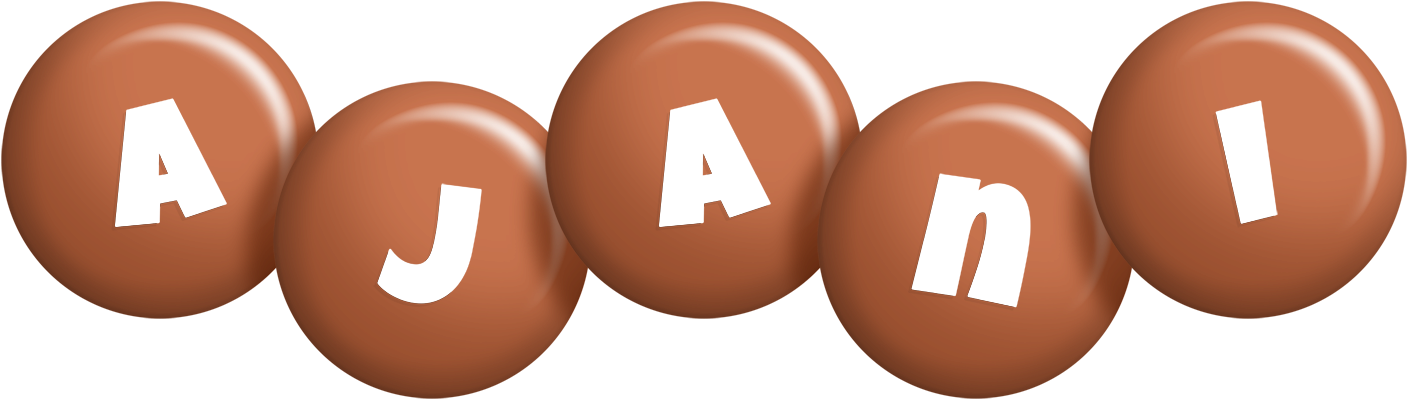 Ajani candy-brown logo