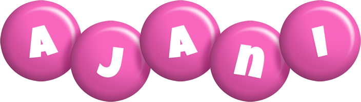 Ajani candy-pink logo