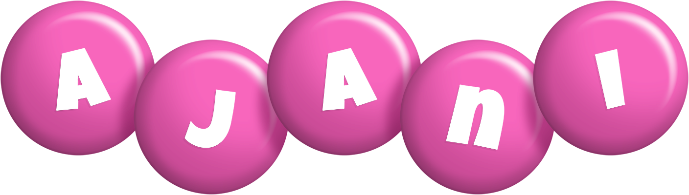 Ajani candy-pink logo