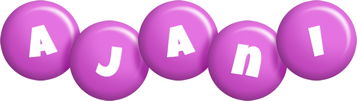 Ajani candy-purple logo