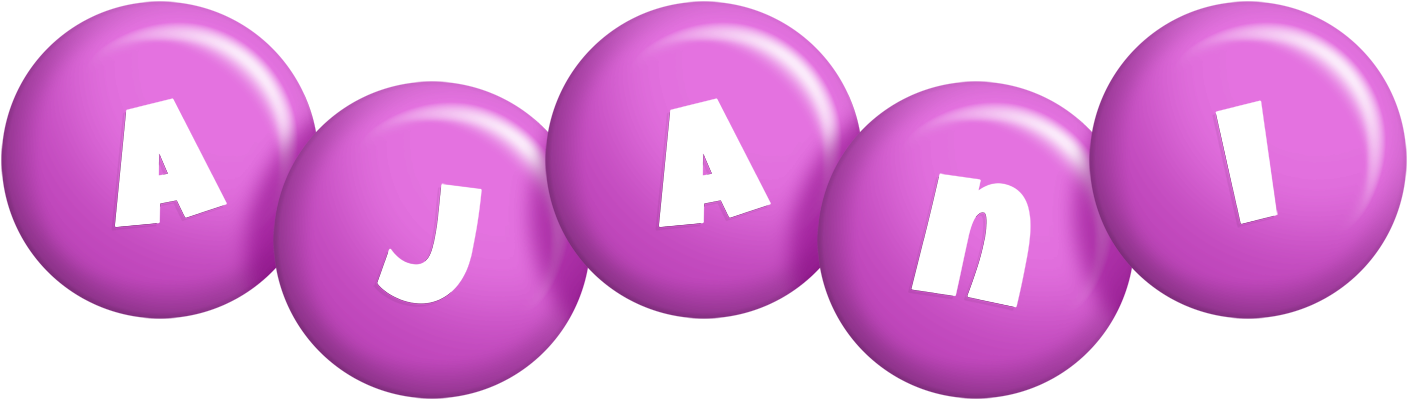 Ajani candy-purple logo