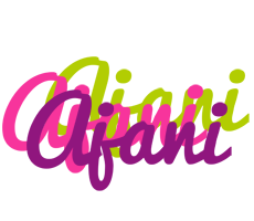 Ajani flowers logo