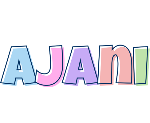 Ajani pastel logo