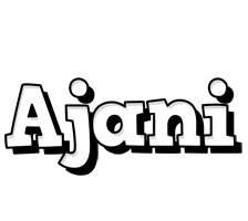 Ajani snowing logo