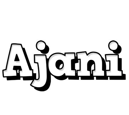 Ajani snowing logo