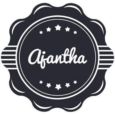Ajantha badge logo