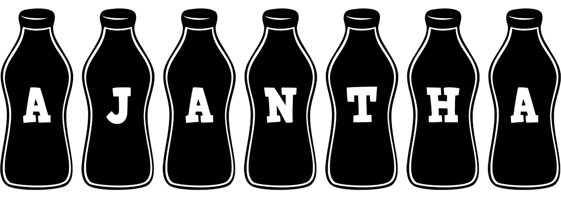 Ajantha bottle logo