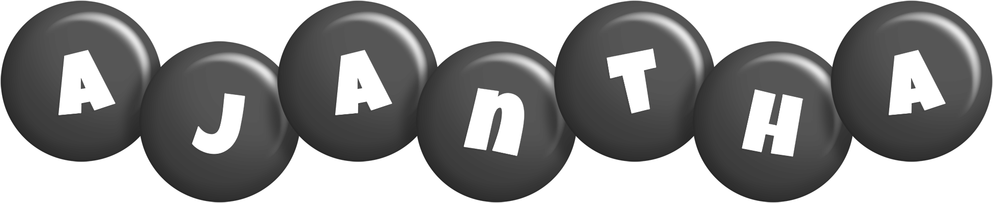 Ajantha candy-black logo