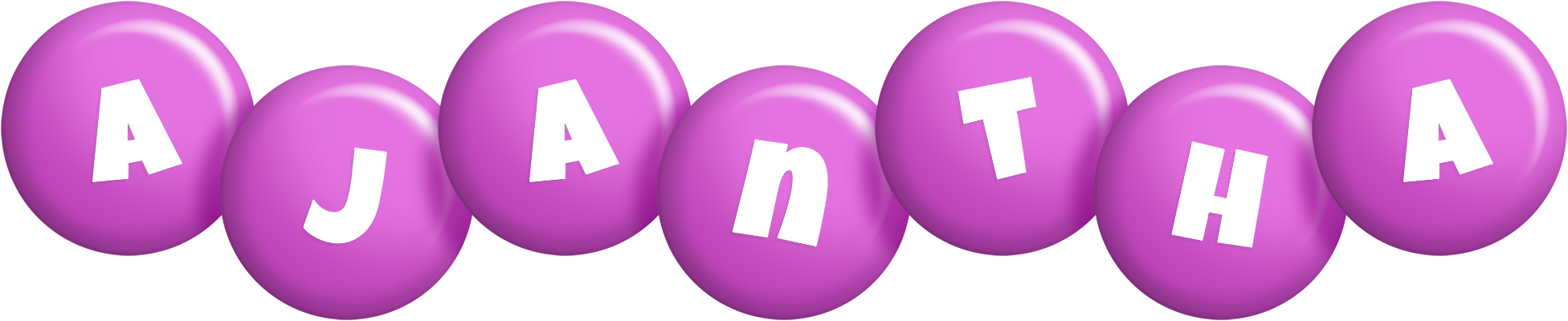 Ajantha candy-purple logo