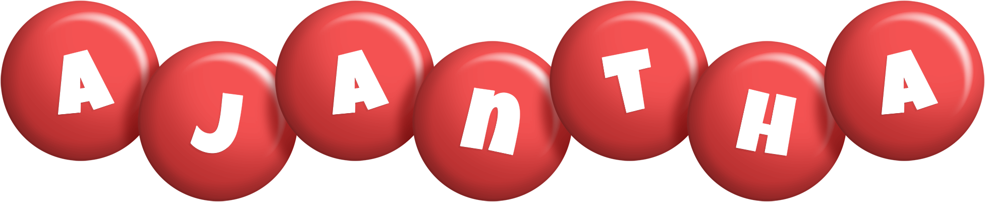 Ajantha candy-red logo