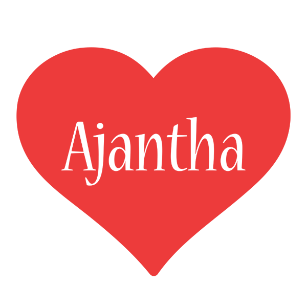 Ajantha love logo