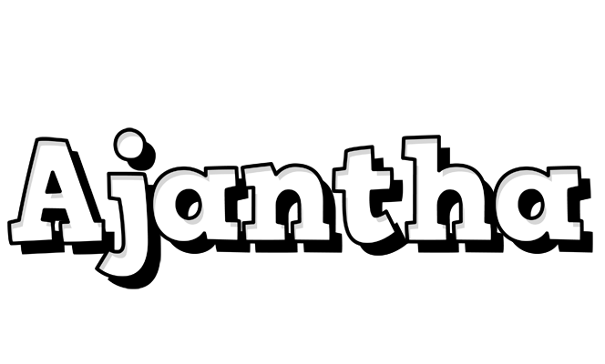 Ajantha snowing logo