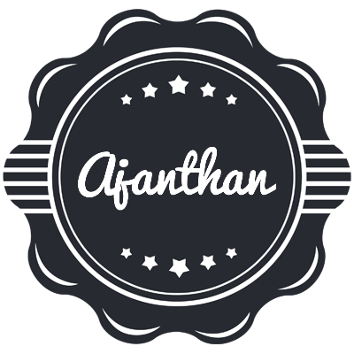 Ajanthan badge logo