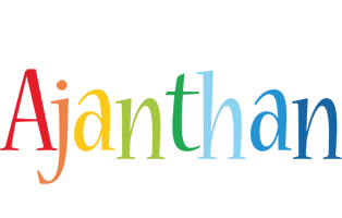 Ajanthan birthday logo