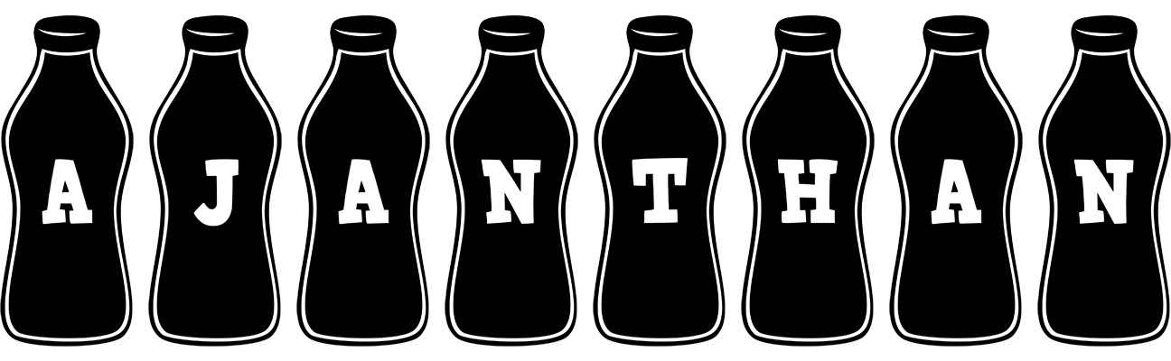 Ajanthan bottle logo