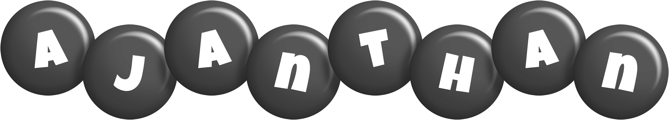 Ajanthan candy-black logo