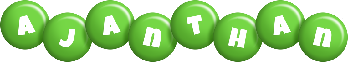 Ajanthan candy-green logo