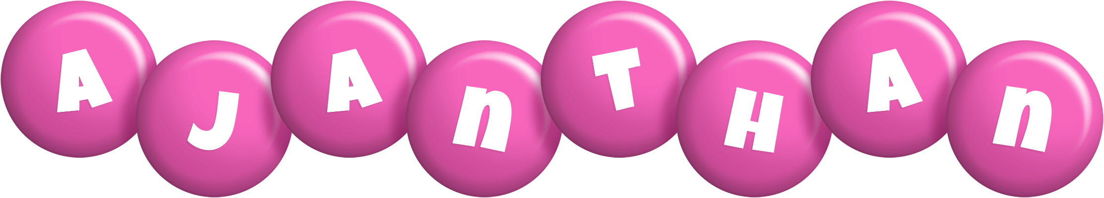 Ajanthan candy-pink logo