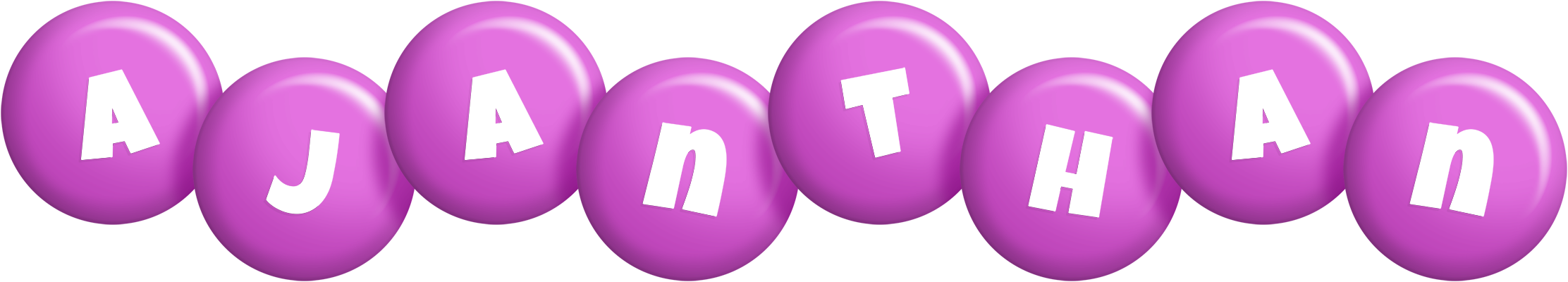 Ajanthan candy-purple logo