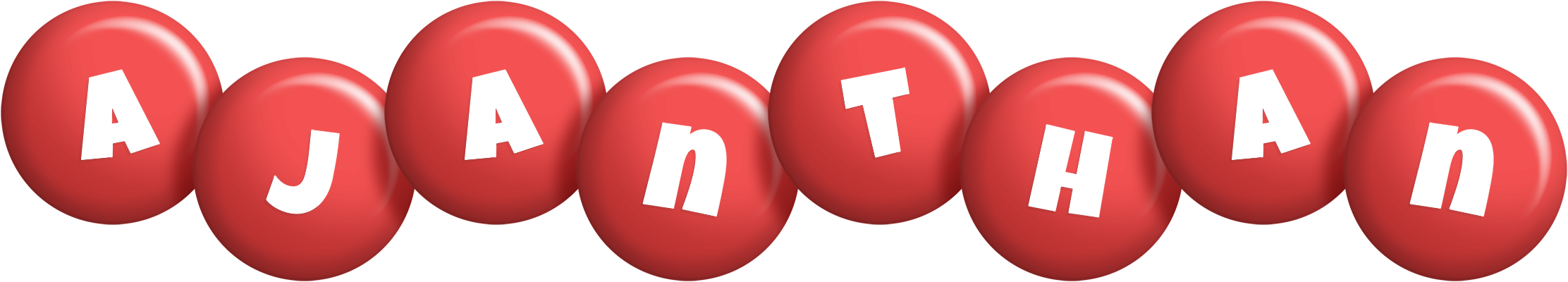Ajanthan candy-red logo