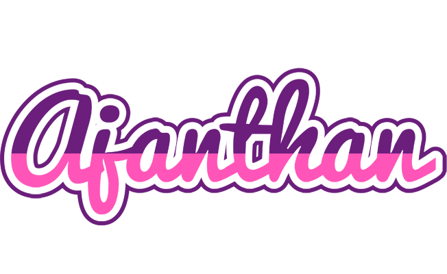 Ajanthan cheerful logo
