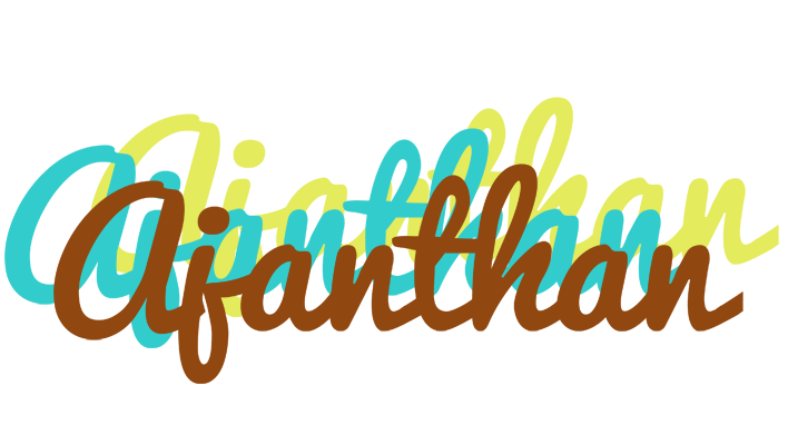 Ajanthan cupcake logo