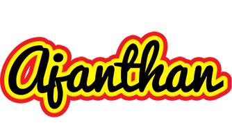 Ajanthan flaming logo