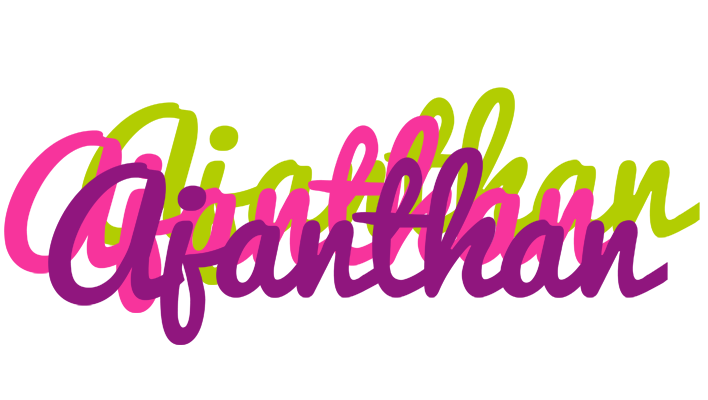 Ajanthan flowers logo
