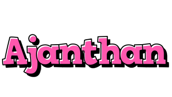 Ajanthan girlish logo